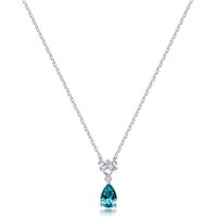 Collier Brosway Femme FANCY - AQUA GREEN in Argent FAG03